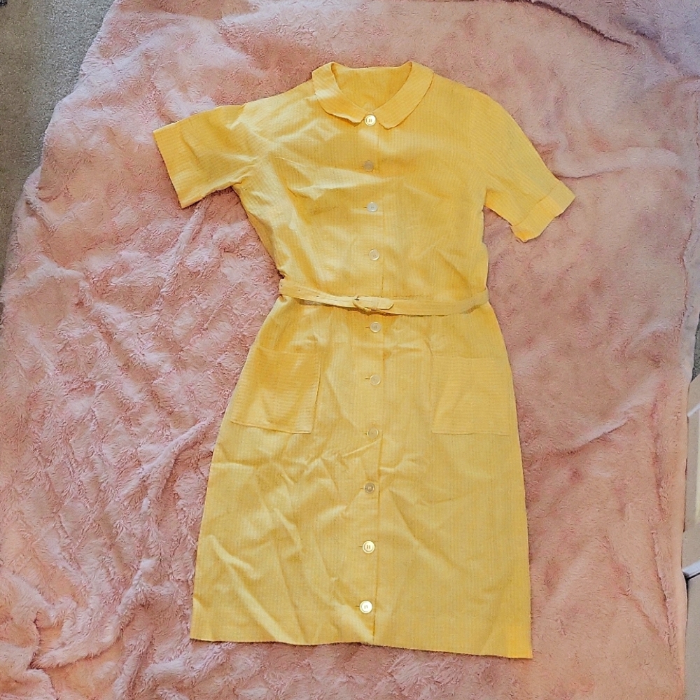 Vintage seersucker dress